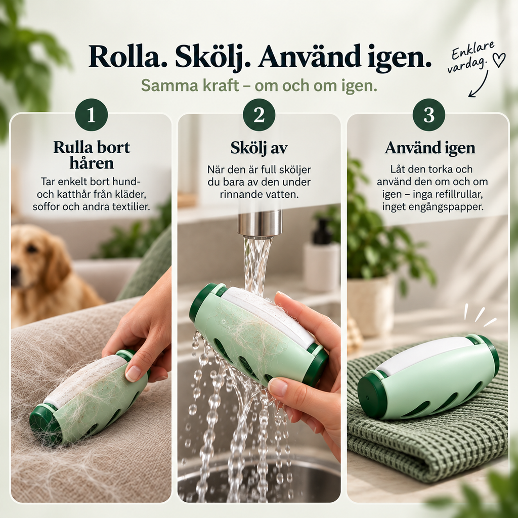 𝗥𝗼𝗹𝗹𝗶™  Den återanvändbara luddrullen